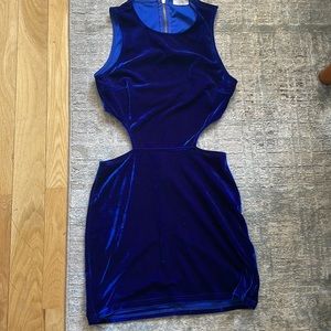 Velvet Cutout Dress